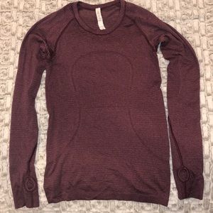 Lululemon women’s long sleeve athletic shirt.
